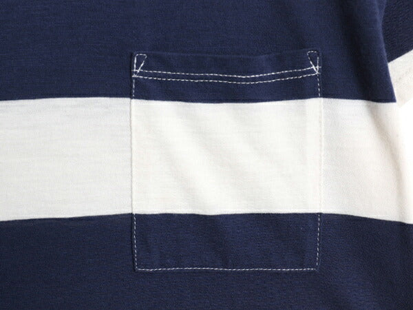 パタゴニア ボーダー ポケット付き 半袖 Tシャツ レディース S 古着 18年製 アウトドア ポケT カットソー オーガニック コットン ツートン