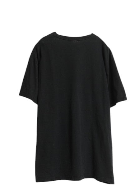 00s ポロ ラルフローレン 染込み プリント 半袖 Tシャツ メンズ L / オールド コットン カットソー トップス ゆったり シンプル ブラック