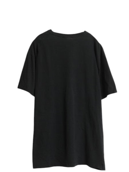 00s ポロ ラルフローレン 染込み プリント 半袖 Tシャツ メンズ L / オールド コットン カットソー トップス ゆったり シンプル ブラック