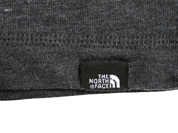 ノースフェイス 半袖 Tシャツ ワンピース レディース М 古着 ストレッチ ひざ丈 ゆったり ルームウェア シンプル 無地 チャコール グレー
