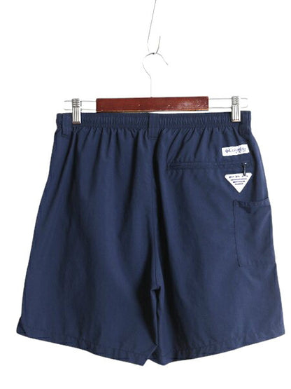 コロンビア PFG フィッシング ナイロン ショートパンツ メンズ S アウトドア ショーツ 海パン 短パン 水陸両用 ワンポイント スイム サーフ