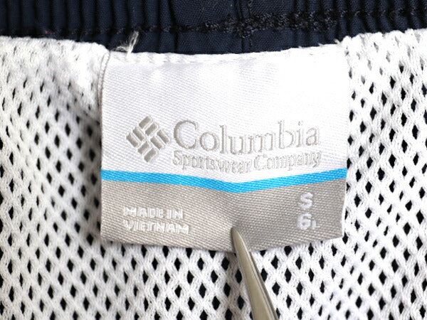 コロンビア PFG フィッシング ナイロン ショートパンツ メンズ S アウトドア ショーツ 海パン 短パン 水陸両用 ワンポイント スイム サーフ