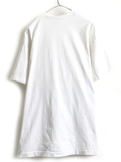 90s USA製 ■ ワーナー バックスバニー 大判 プリント 半袖 Tシャツ ( メンズ レディース XL 程) 古着 90年代 ルーニー テューンズ キャラ