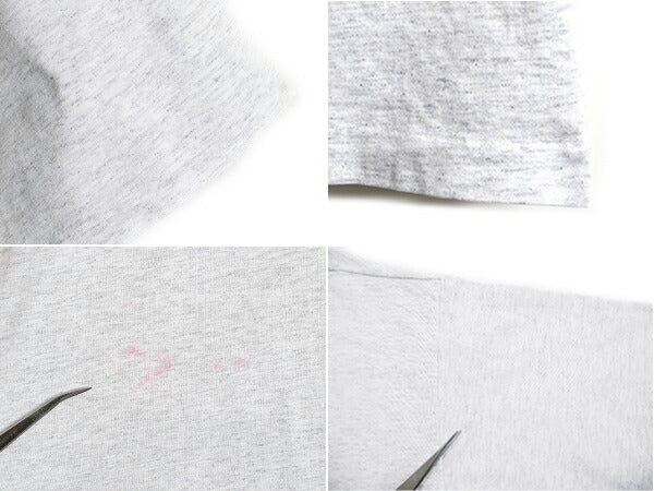 90s ■ ディズニー オフィシャル ミッキー オーバー プリント 半袖 Tシャツ ( メンズ レディース XL 程) 古着 90年代 キャラクター 杢灰