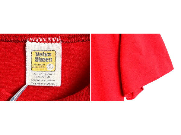 70s 80s USA製 ■ ディズニー オフィシャル ミニーマウス プリント 半袖 Tシャツ ( レディース M メンズ S ) 古着 キャラクター ビンテージ