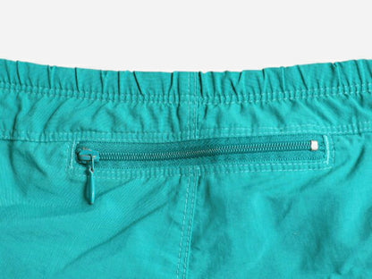 ノースフェイス ナイロン ショート パンツ レディース M メンズ S 程 アウトドア ショーツ 短パン 海パン 水陸両用 インナー付き スイム 緑