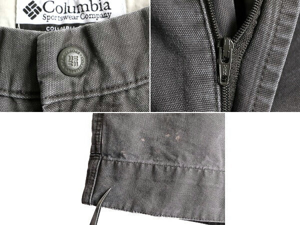 00s ■ コロンビア ダック ペインター ショートパンツ メンズ 34 古着 00年代 オールド Columbia ショーツ 短パン 半パン アウトドア 濃灰