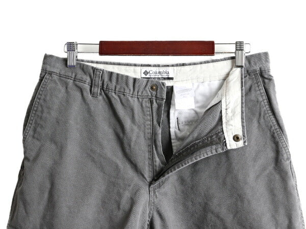 00s ■ コロンビア ダック ペインター ショートパンツ メンズ 34 古着 00年代 オールド Columbia ショーツ 短パン 半パン アウトドア 濃灰