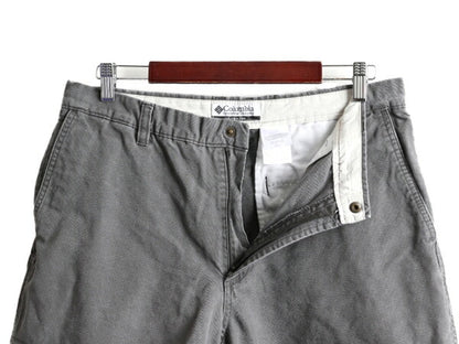 00s ■ コロンビア ダック ペインター ショートパンツ メンズ 34 古着 00年代 オールド Columbia ショーツ 短パン 半パン アウトドア 濃灰