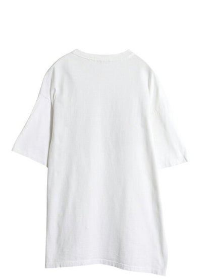 90s ドッグ アート イラスト プリント Tシャツ メンズ レディース XL 程/ オールド アニマル 犬 シングルステッチ 大きいサイズ ホワイト