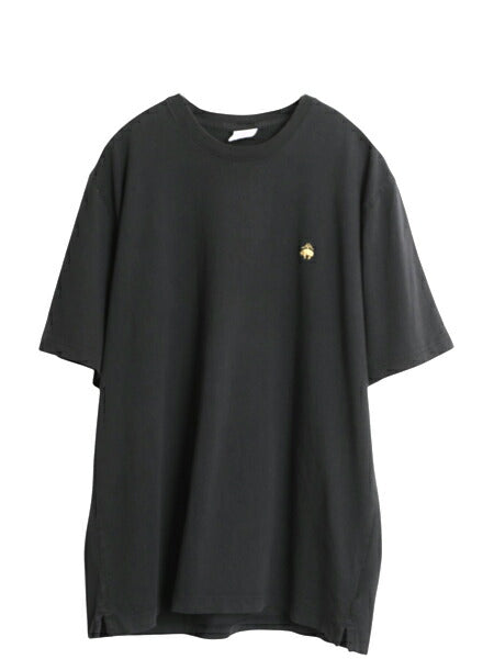 ブルックスブラザーズ 半袖 Tシャツ メンズ XL / 古着 カットソー ワンポイント コットン シンプル 無地 大きいサイズ ブラック ゆったり