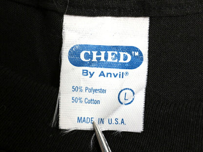 デッドストック 80s USA製 アンビル 無地 半袖 Tシャツ メンズ L 小さめ M 程 新品 ヴィンテージ カットソー シングルステッチ ブランク 黒