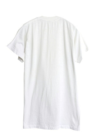 70s USA製 フルーツオブザルーム 無地 半袖 Tシャツ メンズ L 小さめ М 程/ 古着 ヴィンテージ シングルステッチ カットソー インナー 白
