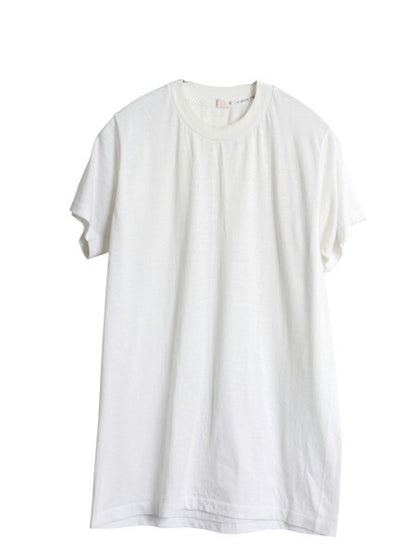 70s USA製 フルーツオブザルーム 無地 半袖 Tシャツ メンズ L 小さめ М 程/ 古着 ヴィンテージ シングルステッチ カットソー インナー 白