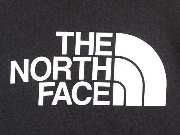 ノースフェイス プリント スウェット フード パーカー メンズ L 古着 The North Face ロゴ プルオーバー 裏起毛 トレーナー アウトドア 黒
