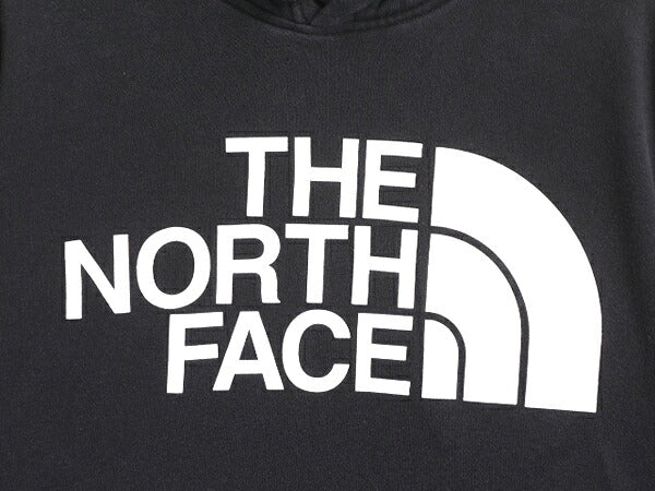 ノースフェイス プリント スウェット フード パーカー メンズ S 古着 The North Face トレーナー 裏起毛 プルオーバー ロゴ アウトドア 黒