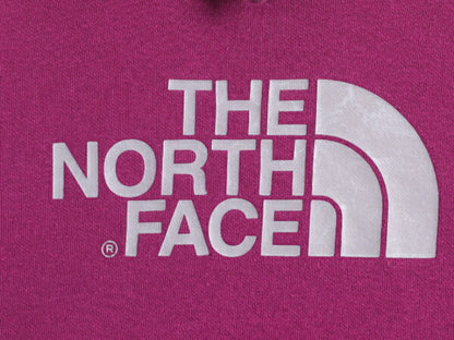 ノースフェイス プリント スウェット フード パーカー レディース S / 古着 The North Face アウトドア トレーナー プルオーバー 裏起毛 紫