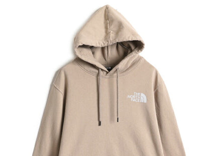 US企画 ノースフェイス 両面 プリント スウェット フード パーカー メンズ L 古着 The North Face 裏起毛 トレーナー スエット アウトドア