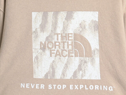 US企画 ノースフェイス 両面 プリント スウェット フード パーカー メンズ L 古着 The North Face 裏起毛 トレーナー スエット アウトドア