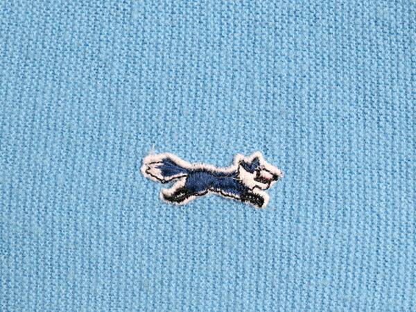 80s USA製 JCPENNEY THE FOX Vネック アクリル ニット セーター メンズ レディース L 古着 ヴィンテージ JCペニー フォックス ワンポイント