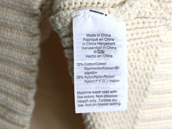 J CREW ALWAYS ロールネック ニット セーター レディース XXS / ジェイクルー 復刻 巨人タグ Jクルー 無地 ハイネック コットン ナチュラル