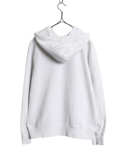 US企画 ノースフェイス スウェット フード パーカー レディース S / 古着 The North Face プルオーバー トレーナー 裏起毛 サガラ ワッペン