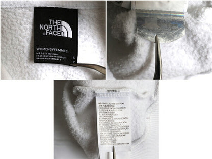 US企画 ノースフェイス スウェット フード パーカー レディース S / 古着 The North Face プルオーバー トレーナー 裏起毛 サガラ ワッペン