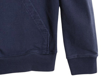 パタゴニア プリント スウェット フード パーカー メンズ L / 19年製 Patagonia トレーナー プルオーバー ストレッチ アウトドア 裏起毛 紺