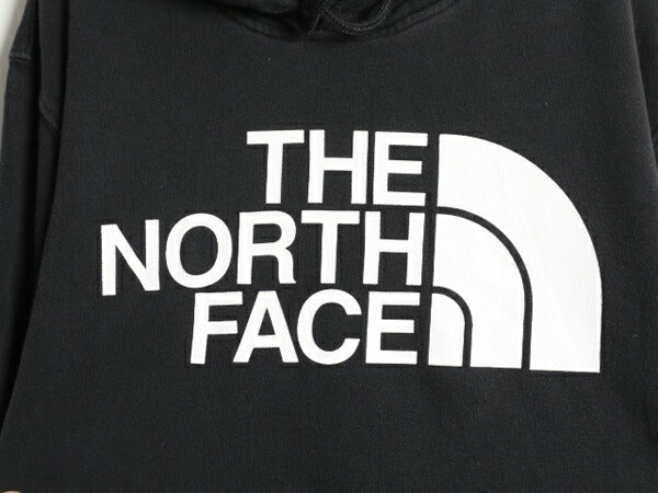ノースフェイス プリント スウェット フード パーカー メンズ М / The North Face 裏起毛 プルオーバー トレーナー アウトドア ブラック