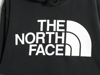ノースフェイス プリント スウェット フード パーカー メンズ М / The North Face 裏起毛 プルオーバー トレーナー アウトドア ブラック