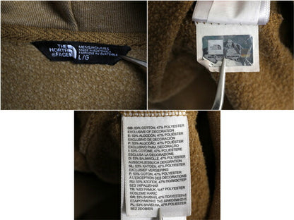 ノースフェイス プリント スウェット フード パーカー メンズ L / 古着 The North Face プルオーバー 裏起毛 トレーナー アウトドア 薄手