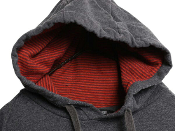 ノースフェイス ロゴ 刺繍 スウェット フード パーカー メンズ XXL / The North Face プルオーバー トレーナー 裏起毛 ワンポイント グレー