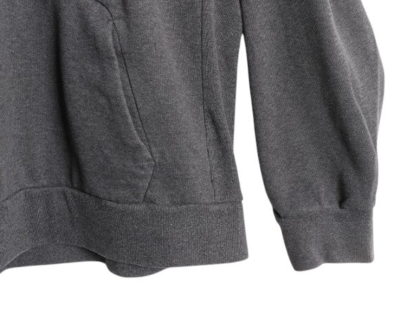ノースフェイス ロゴ 刺繍 スウェット フード パーカー メンズ XXL / The North Face プルオーバー トレーナー 裏起毛 ワンポイント グレー