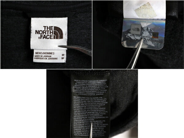 ノースフェイス 中綿 スウェット フード パーカー メンズ М / The North Face アウトドア フルジップ トレーナー ハイネック ワンポイント