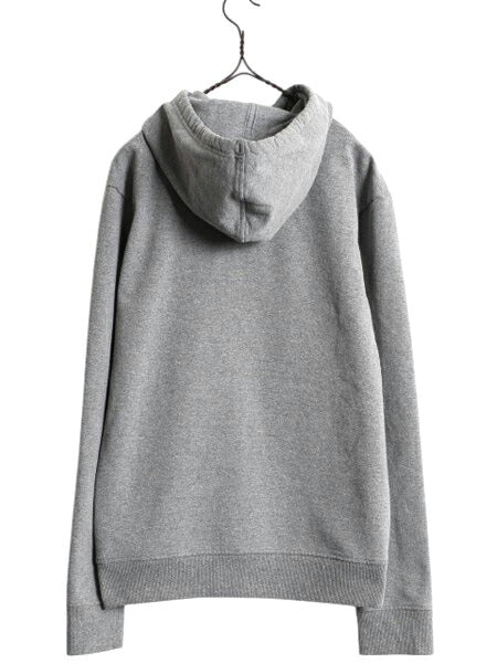 パタゴニア プリント スウェット フード パーカー メンズ S / 18年製 Patagonia トレーナー プルオーバー ストレッチ アウトドア 裏起毛 灰