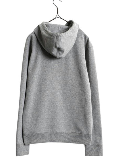 パタゴニア プリント スウェット フード パーカー メンズ S / 18年製 Patagonia トレーナー プルオーバー ストレッチ アウトドア 裏起毛 灰