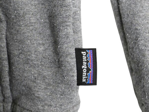 パタゴニア プリント スウェット フード パーカー メンズ S / 18年製 Patagonia トレーナー プルオーバー ストレッチ アウトドア 裏起毛 灰