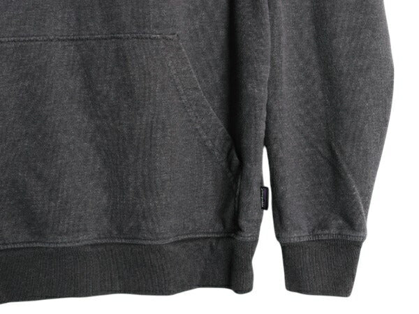 パタゴニア プリント スウェット フード パーカー メンズ S 中古 16年製 Patagonia トレーナー プルオーバー ストレッチ アウトドア グレー