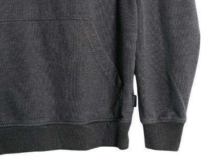 パタゴニア プリント スウェット フード パーカー メンズ S 中古 16年製 Patagonia トレーナー プルオーバー ストレッチ アウトドア グレー