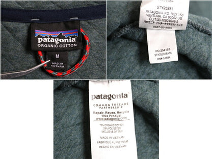 パタゴニア オーガニック コットン キルト スナップT レディース М 16年製 Patagonia プルオーバー ジャケット ブルゾン アウトドア 廃盤