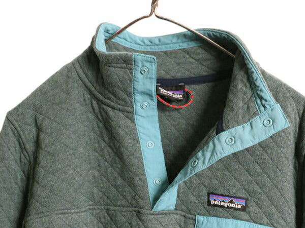 パタゴニア オーガニック コットン キルト スナップT レディース М 16年製 Patagonia プルオーバー ジャケット ブルゾン アウトドア 廃盤