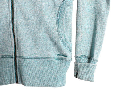 パタゴニア クラウド スタック フーディ レディース S / 古着 14年製 PATAGONIA フルジップ スウェット フード パーカー トレーナー 裏起毛