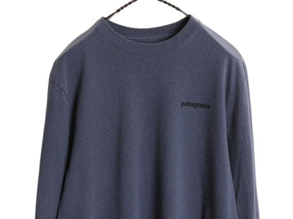 パタゴニア 両面 プリント 長袖 Tシャツ メンズ S / 18年製 Patagonia ロンT ロングスリーブ ロゴT フィッツロイ トラウト バックプリント