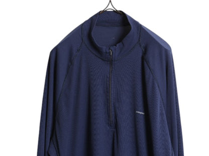 パタゴニア キャプリーン 2 長袖 Tシャツ メンズ XXL 06年製 Patagonia アウトドア ハーフジップ ロンT インナー ワンポイント ストレッチ