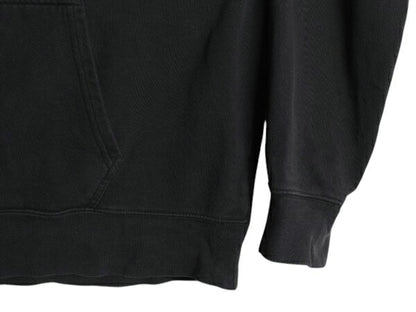 ノースフェイス プリント スウェット フード パーカー メンズ XL / The North Face アウトドア トレーナー  プルオーバー 裏起毛 ブラック