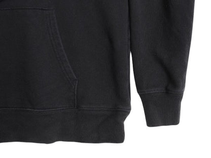 US企画 ノースフェイス プリント スウェット フード パーカー レディース L 古着 The North Face トレーナー プルオーバー 裏起毛 ブラック