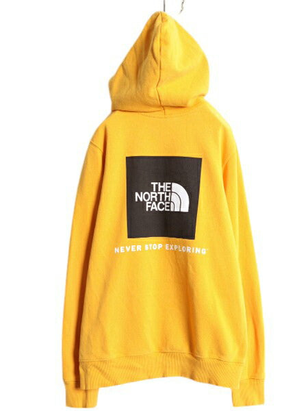 US企画 ノースフェイス 両面 プリント スウェット フード パーカー メンズ S / The North Face プルオーバー トレーナー アウトドア 裏起毛
