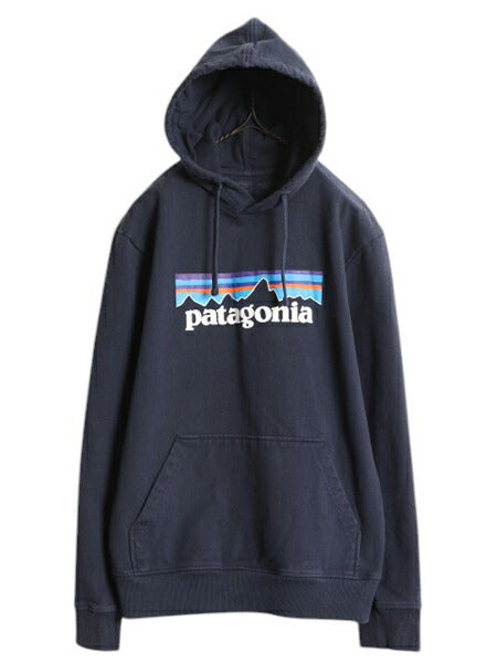 パタゴニア プリント スウェット フード パーカー メンズ М 19年製 Patagonia トレーナー プルオーバー ストレッチ ヘビーウェイト 裏起毛