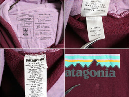パタゴニア プリント スウェット フード パーカー レディース М 19年製 Patagonia トレーナー プルオーバー ストレッチ 裏起毛 アウトドア