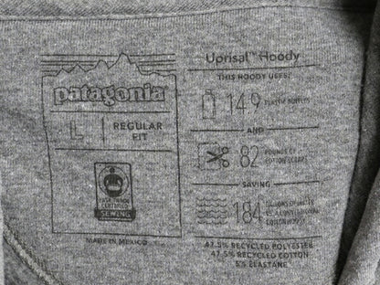 パタゴニア プリント スウェット フード パーカー レディース L / 古着 Patagonia トレーナー プルオーバー ストレッチ 裏起毛 アウトドア